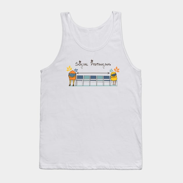 Social distancing party Tank Top by Mimie20